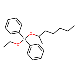 Silane, diphenylethoxy(hept-2-yloxy)-