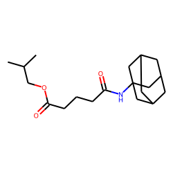 Glutaric acid, monoamide, N-(1-adamantyl)-, isobutyl ester