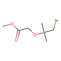 Methyl glycolate, bromomethyldimethylsilyl ether
