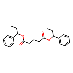 Glutaric acid, di(1-phenylpropyl) ester