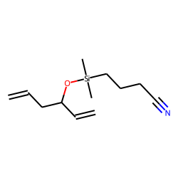 1,5-Hexadien-3-ol, (3-cyanopropyl)dimethylsilyl ether