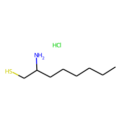 Dl-2-amino-1-octanethiol hydrochloride