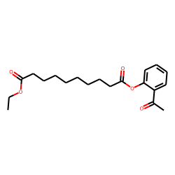 Sebacic acid, 2-acetylphenyl ethyl ester