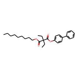 Diethylmalonic acid, 4-biphenyl nonyl ester