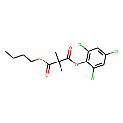 Dimethylmalonic acid, butyl 2,4,6-trichlorophenyl ester