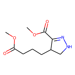 4-(3-Methoxycarbonyl-propyl)-4,5-dihydro-1H-pyrazole-3-carboxylic acid methyl ester