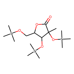 2-C-Methylarabinonic acid, 1,4-lactone, TMS