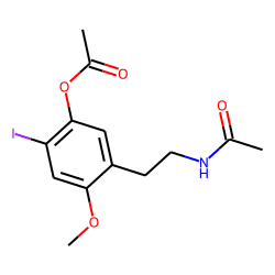 4-iodo-2,5-dimethoxy-«beta»-phenethylamine-M, (O-desmethyl-), isomer 2, diacetylated