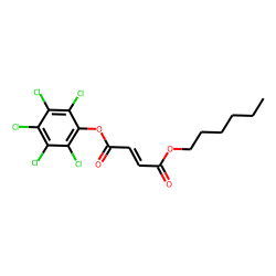 Fumaric acid, hexyl pentachlorophenyl ester