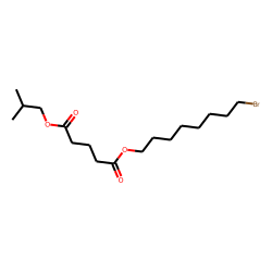 Glutaric acid, 8-bromooctyl isobutyl ester