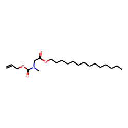 Glycine, N-methyl-N-allyloxycarbonyl-, tetradecyl ester