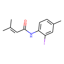 2-Butenamide, N-(2-iodo-4-methylphenyl)-3-methyl-