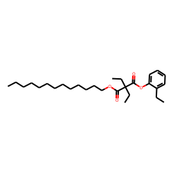 Diethylmalonic acid, 2-ethylphenyl tridecyl ester