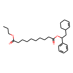 Sebacic acid, (2-(cyclohexenyl-3)-1-phenyl)ethyl propyl ester