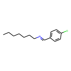 p-chlorobenzylidene-heptyl-amine