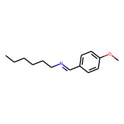 p-methoxybenzylidene-hexyl-amine