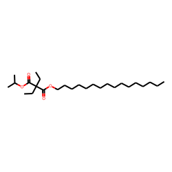 Diethylmalonic acid, hexadecyl isopropyl ester