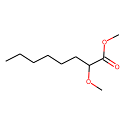 Octanoic acid, 2-methoxy-, methyl ester, (.+/-.)-