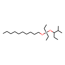 Silane, diethyldecyloxy(2-methylpent-3-yloxy)-