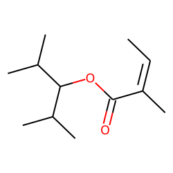2,4-Dimethylpentan-3-yl (E)-2-methylbut-2-enoate