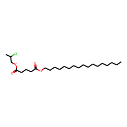 Glutaric acid, 2-chloropropyl heptadecyl ester