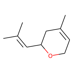 2H-Pyran, 3,6-dihydro-4-methyl-2-(2-methyl-1-propenyl)-