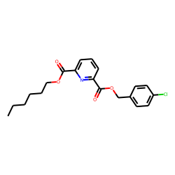 2,6-Pyridinedicarboxylic acid, 4-chlorobenzyl hexyl ester