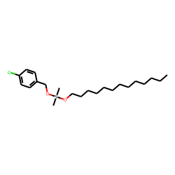 Silane, dimethyl(4-chlorobenzyloxy)tridecyloxy-