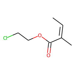 2-Chloroethyl (E)-2-methylbut-2-enoate