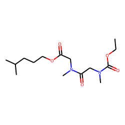Sarcosylsarcosine, N-ethoxycarbonyl-, isohexyl ester