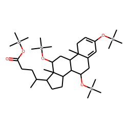 4-Cholenoic acid, 7-«beta»-ol-3-one, TMS