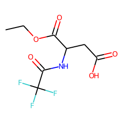 Aspartic acid, n-(trifluoroacetyl)-, 1-ethyl ester