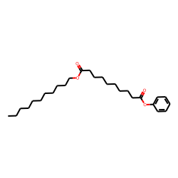 Sebacic acid, phenyl undecyl ester