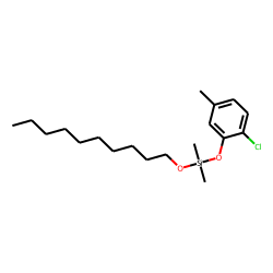 Silane, dimethyl(2-chloro-5-methylphenoxy)decyloxy-