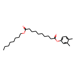 Sebacic acid, 3,4-dimethylphenyl octyl ester