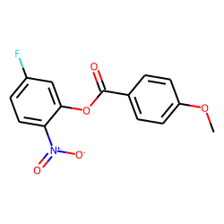 p-Methoxybenzoic acid, 5-fluoro-2-nitrophenyl ester