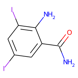 Benzamide, 2-amino-3,5-diiodo-