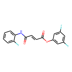 Fumaric acid, monoamide, N-(2-fluorophenyl)-, 3,5-difluorophenyl ester