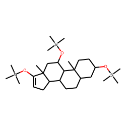 3«beta»,11«beta»-Dihydroxy-5«alpha»-androstan-17-one, TMS