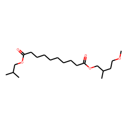 Sebacic acid, isobutyl 4-methoxy-2-methylbutyl ester