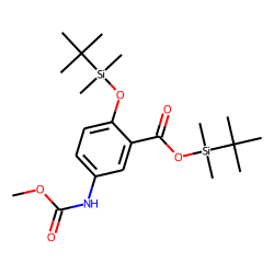5-Aminosalicylic acid, ethoxycarbonylated, TBDMS