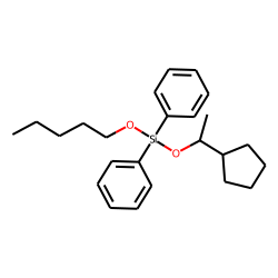 Silane, diphenyl(1-cyclopentylethoxy)pentyloxy-