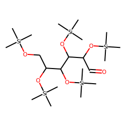 D(-)-Fructose (Levulose), aldol, TMS