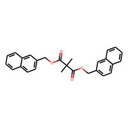 Dimethylmalonic acid, di(2-naphthylmethyl) ester
