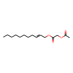 Acetoxyacetic acid, undec-2-enyl ester