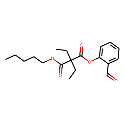 Diethylmalonic acid, 2-formylphenyl pentyl ester