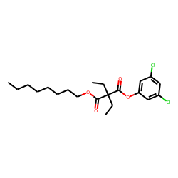 Diethylmalonic acid, 3,5-dichlorophenyl octyl ester