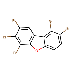 2,3,4,8,9-pentabromo-dibenzofuran