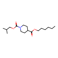 Isonipecotic acid, n-isobutoxycarbonyl-, hexyl ester