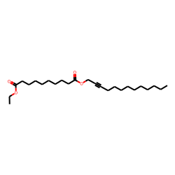 Sebacic acid, ethyl tridec-2-ynyl ester